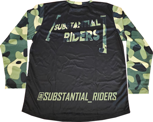 Forest Camo Long Sleeve MTB Jersey